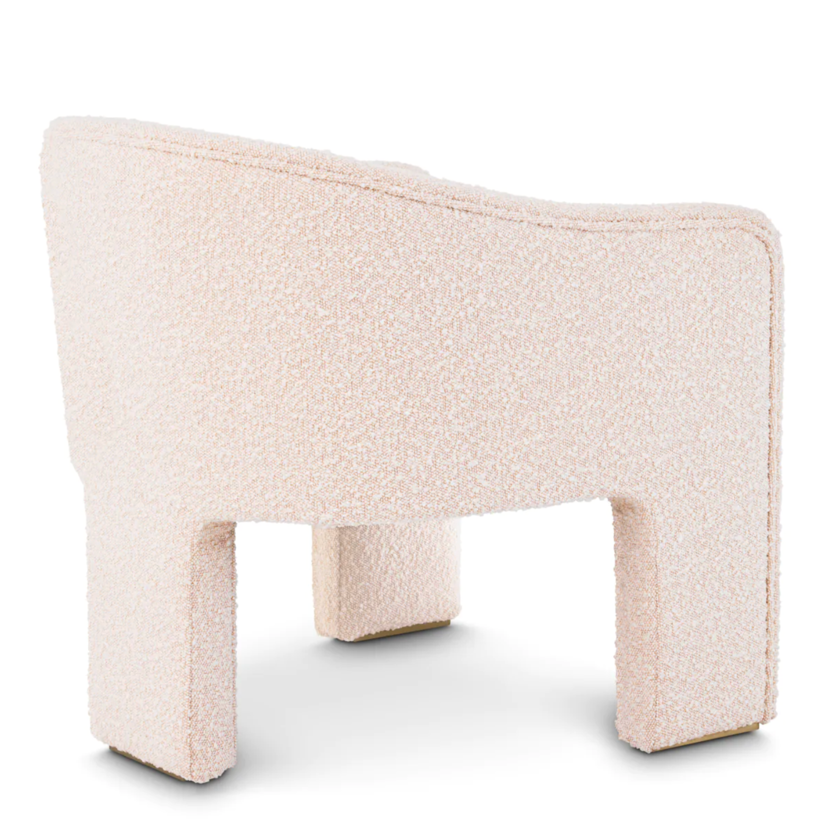 Pebbles Stuhl 66x67xH69cm, Stoff: Bouclé cream
