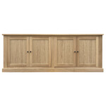 Sideboard, Eiche natur, 220x45xH80cm