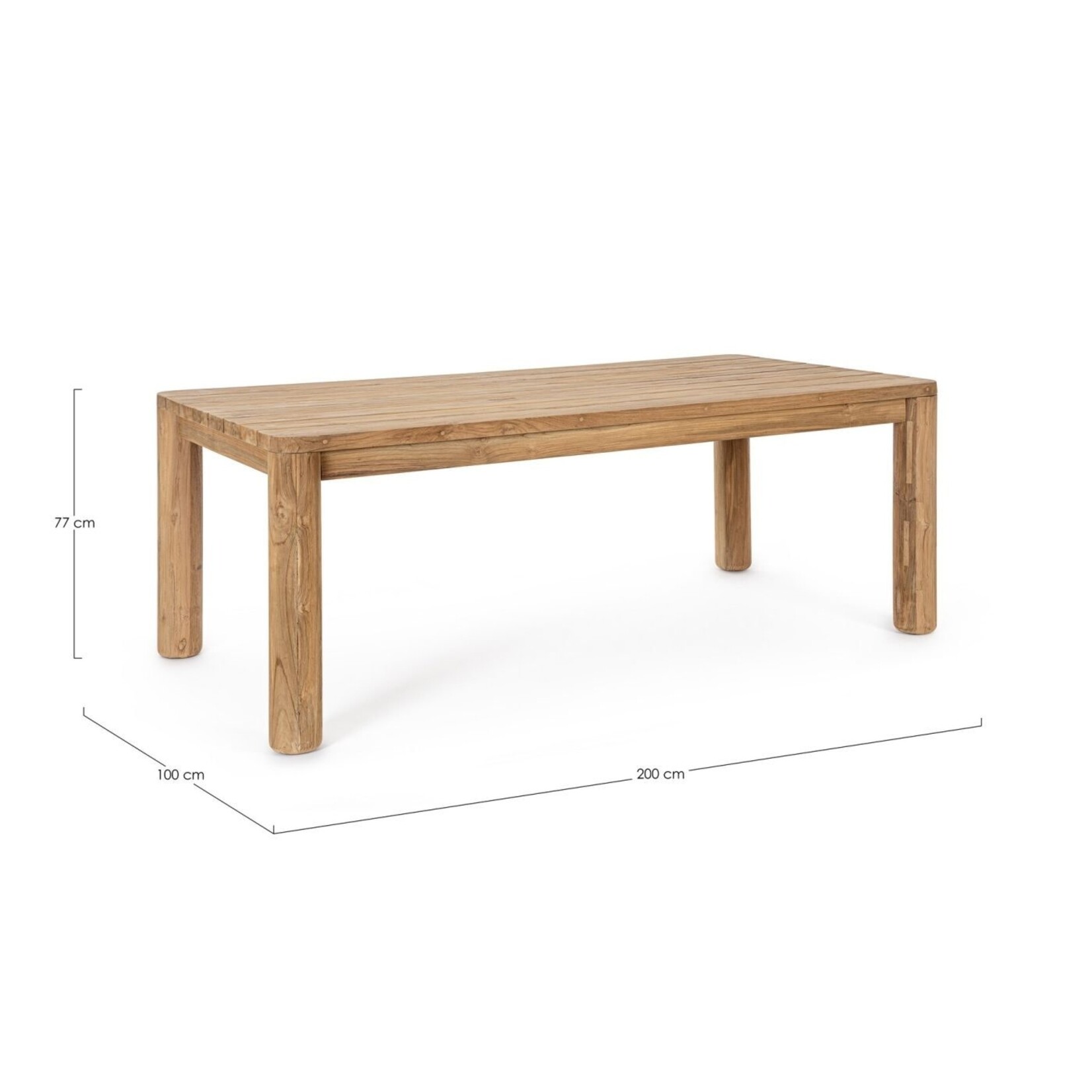Maestro Gartentisch 200x100cm, Teak