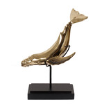 Wal Figur Messing gold, 27x9xH32cm