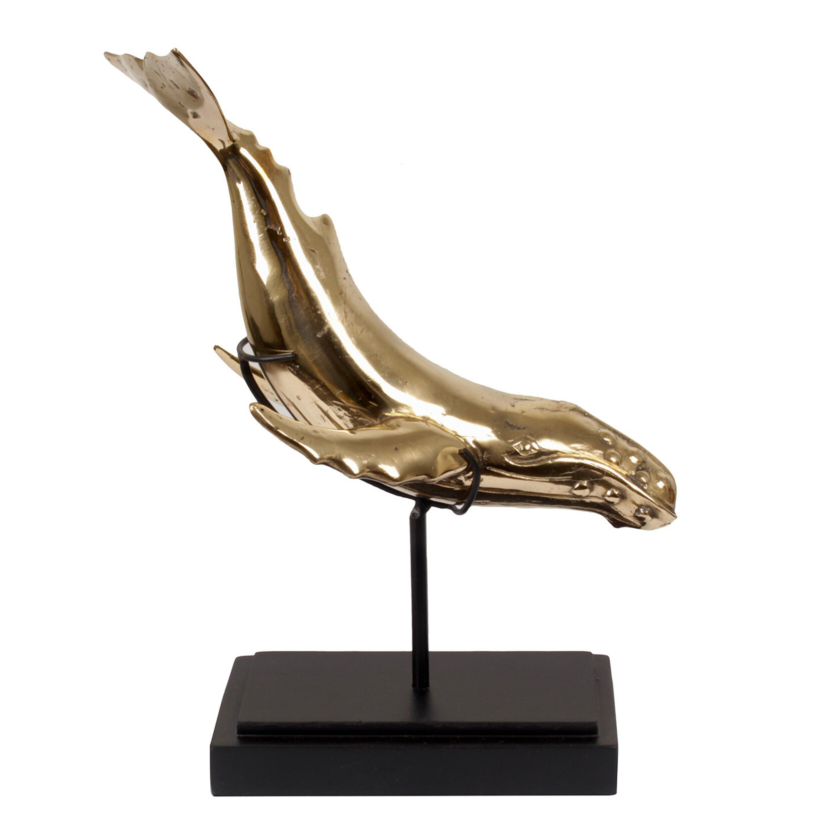 Wal Figur Messing gold, 27x9xH32cm