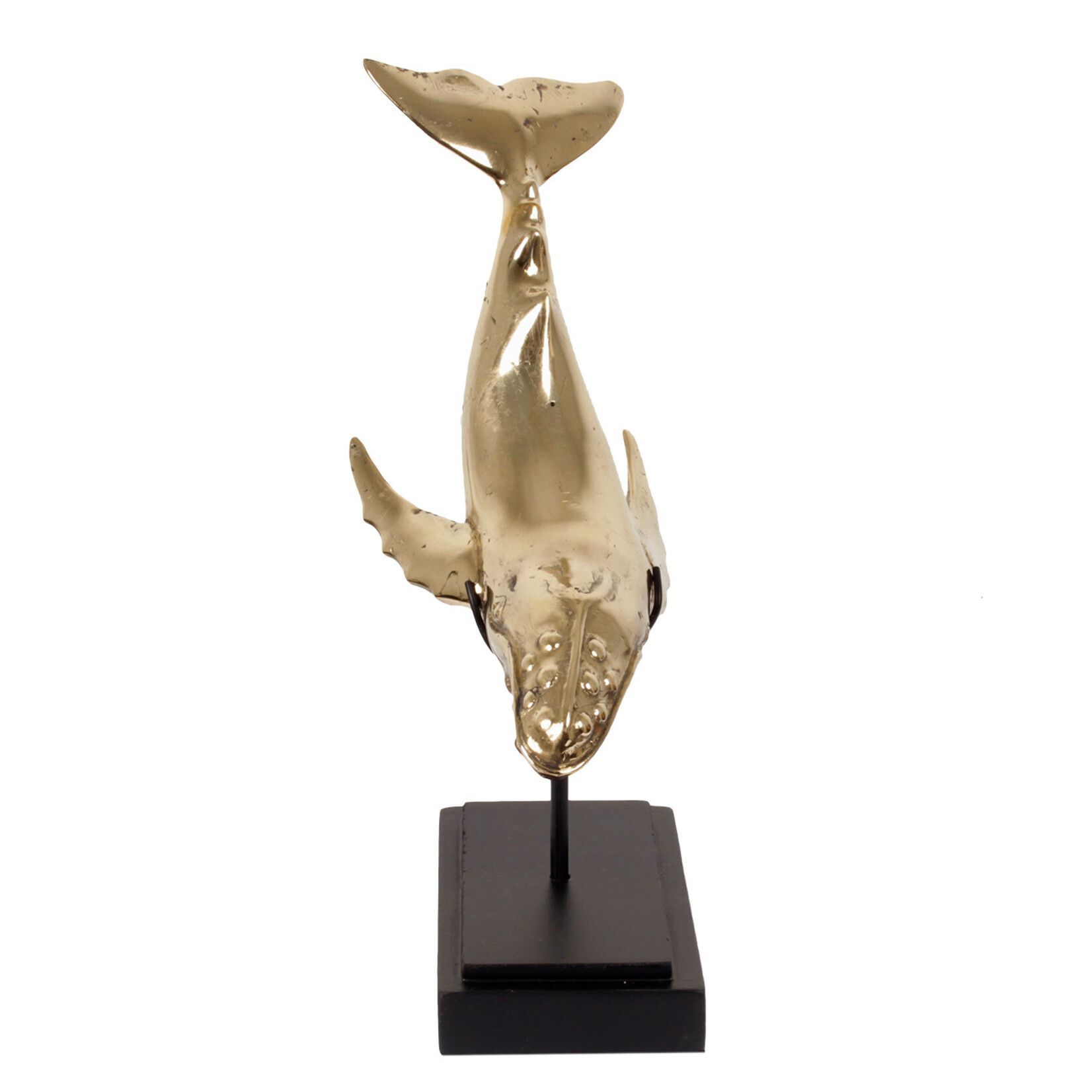 Wal Figur Messing gold, 27x9xH32cm