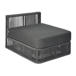 Lincoln Mittelmodul dunkelgrau, 92x92xH65cm