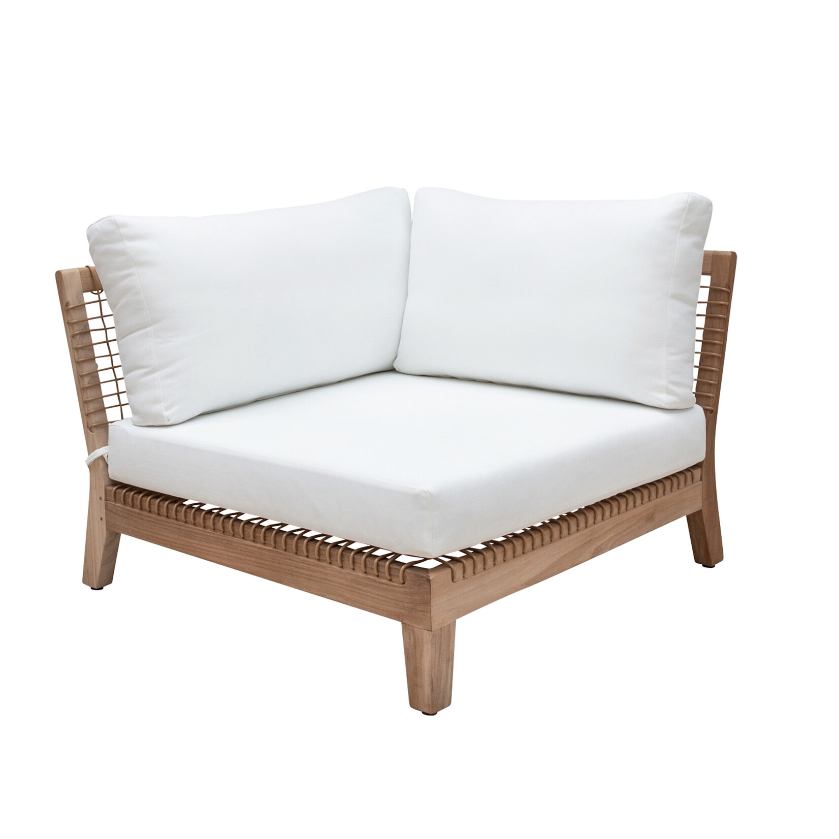 Monte Rosa Eckmodul, 98x98xH60cm inkl. Kissen weiss