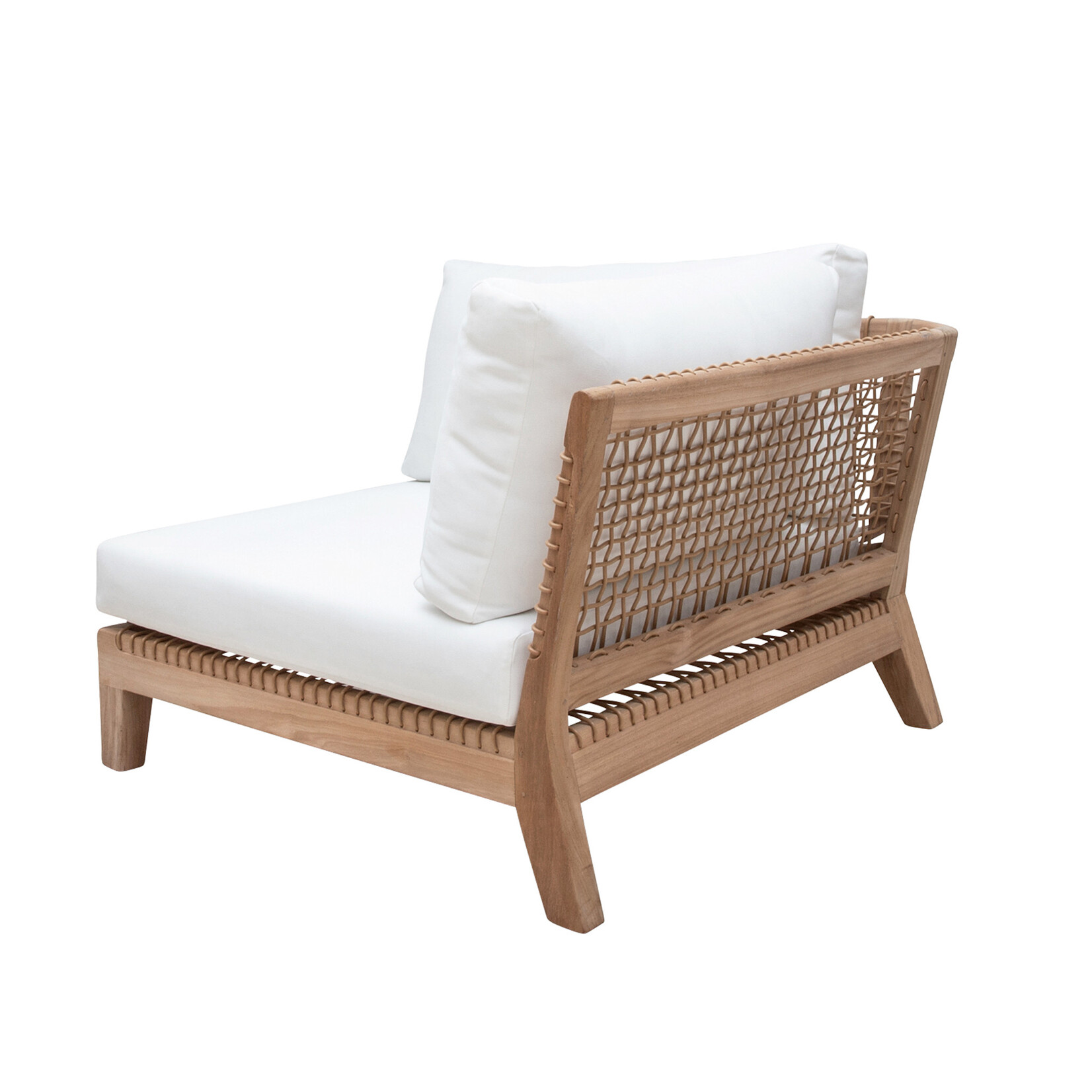 Monte Rosa Eckmodul, 98x98xH60cm inkl. Kissen weiss