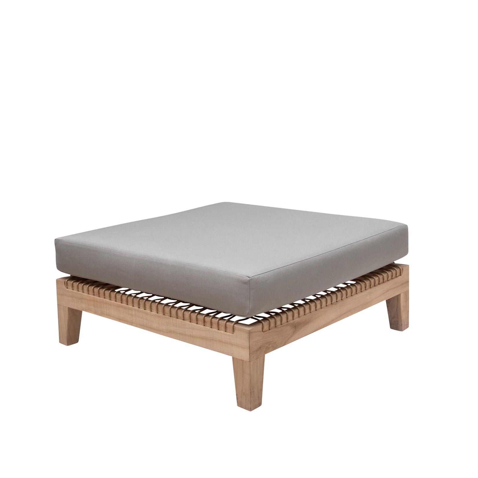 Monte Rosa Tisch/Hocker, 78x78xH20cm inkl. Kissen taupe