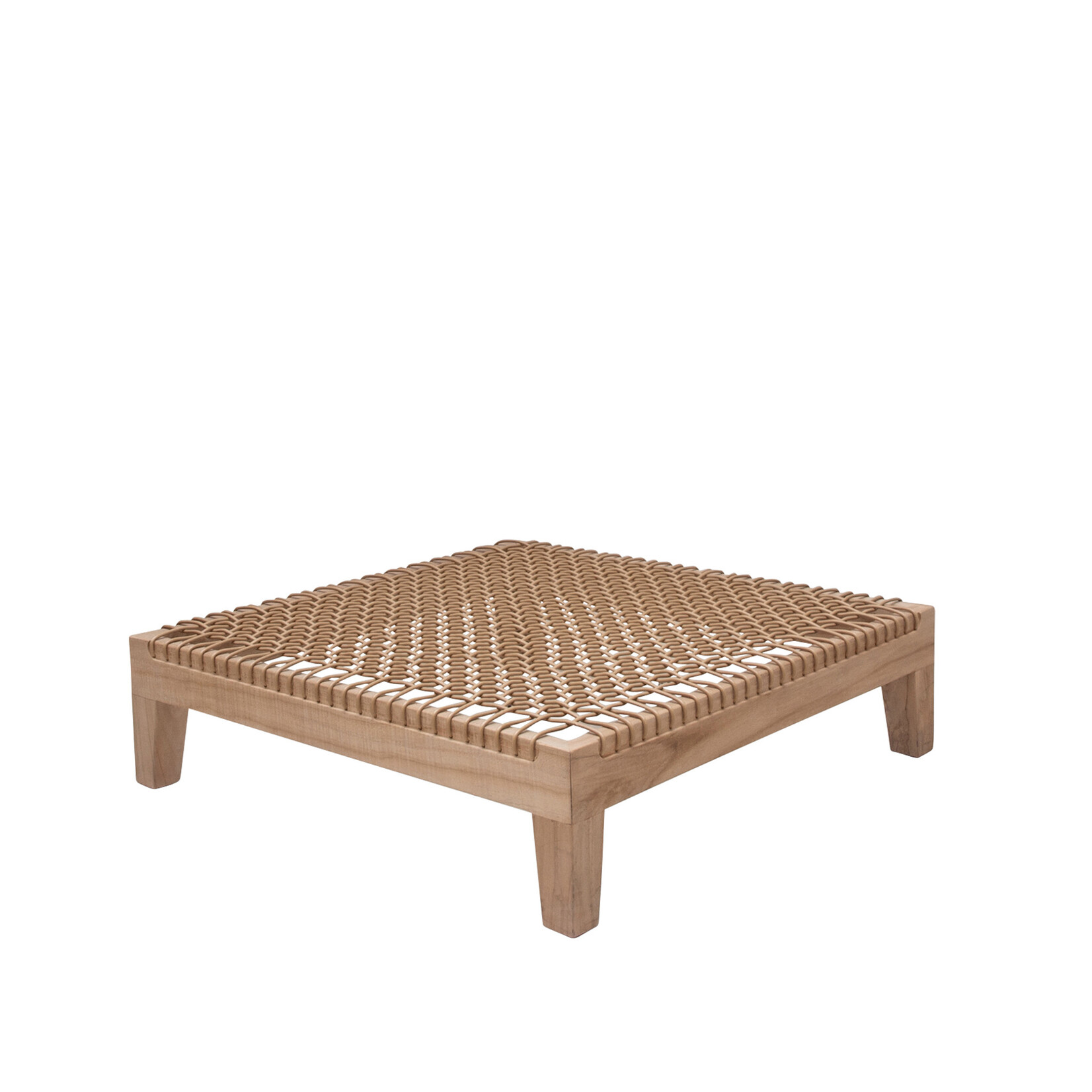 Monte Rosa Tisch/Hocker, 78x78xH20cm inkl. Kissen taupe