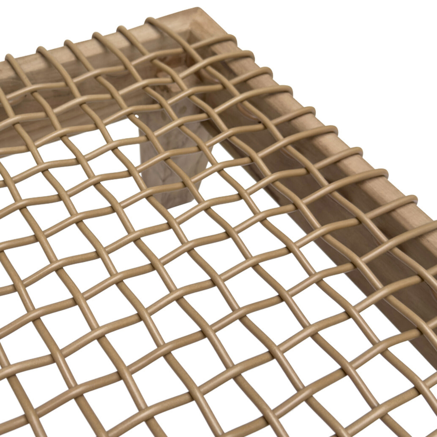 Monte Rosa Tisch/Hocker, 78x78xH20cm inkl. Kissen taupe
