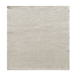 Serviette Leinen Natur mit weisser Strichnaht 48x48cm