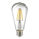 Leuchtmittel Edison-Lampe klar E27, 806lm, 2700-2200K, 7W, dimmbar DTW