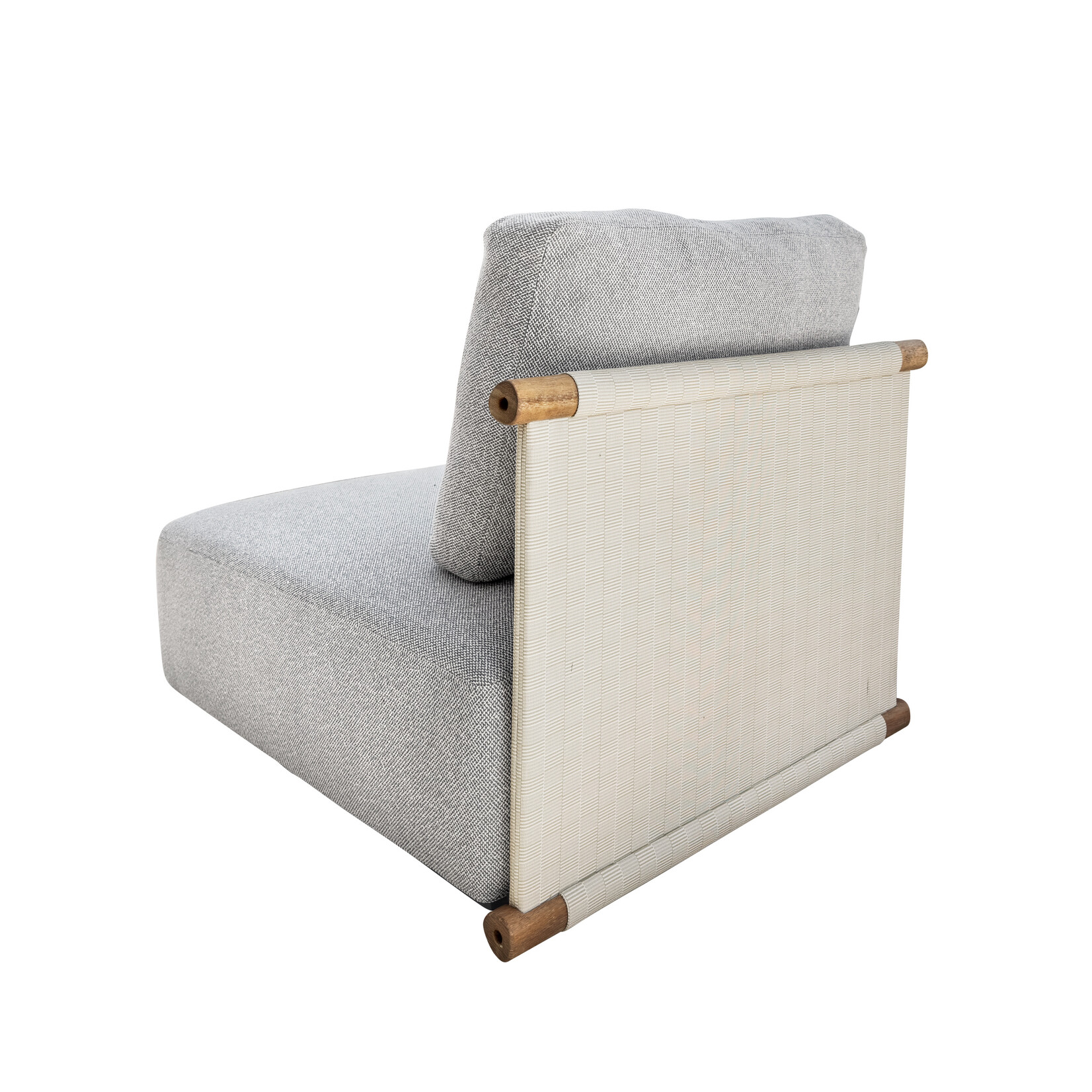 Hashi Sofa, Mittelmodul, Stoff Jacquard Accardi Beige, 85x90x63cm