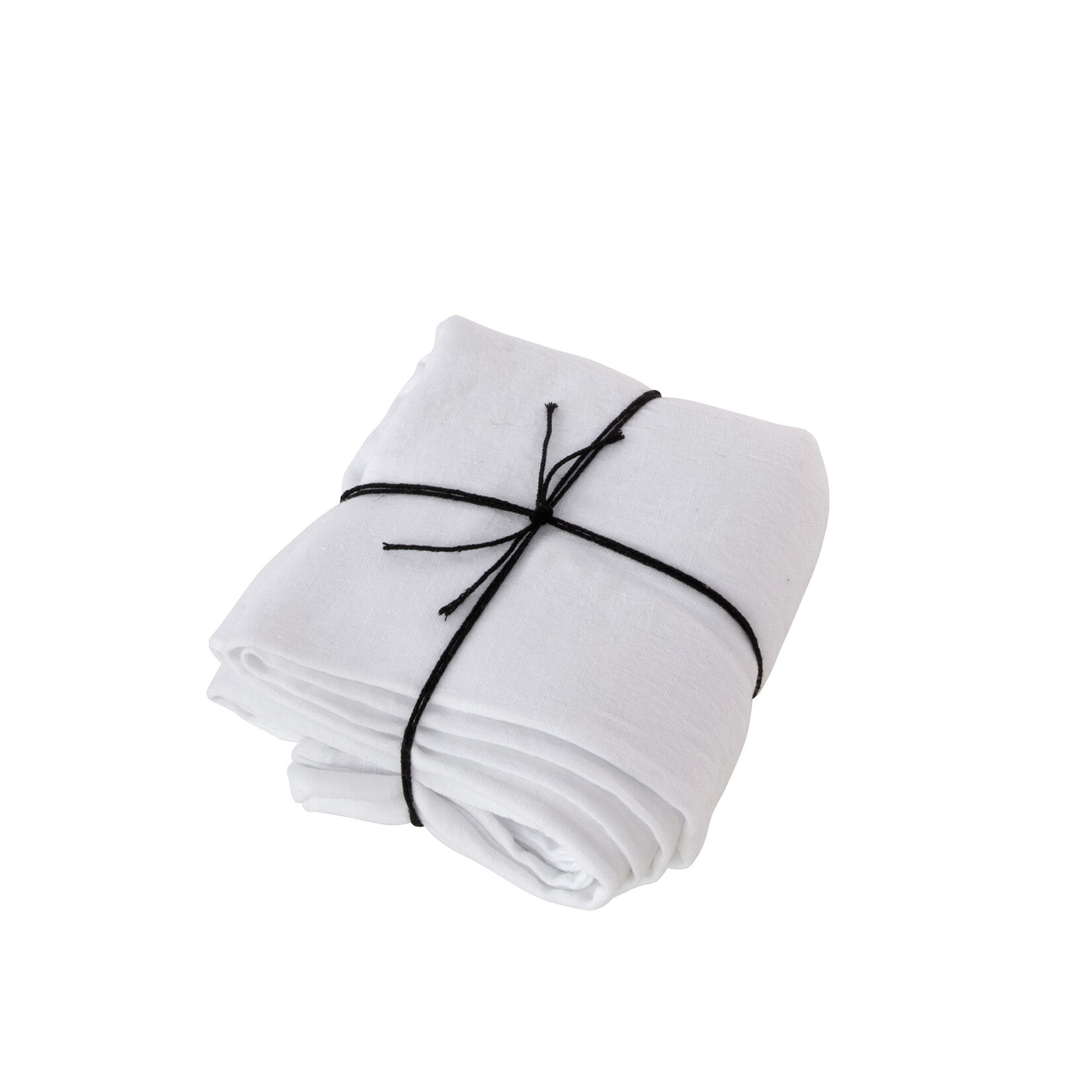 Biloxi Kissenbezug aus Leinen, 65x100cm, White
