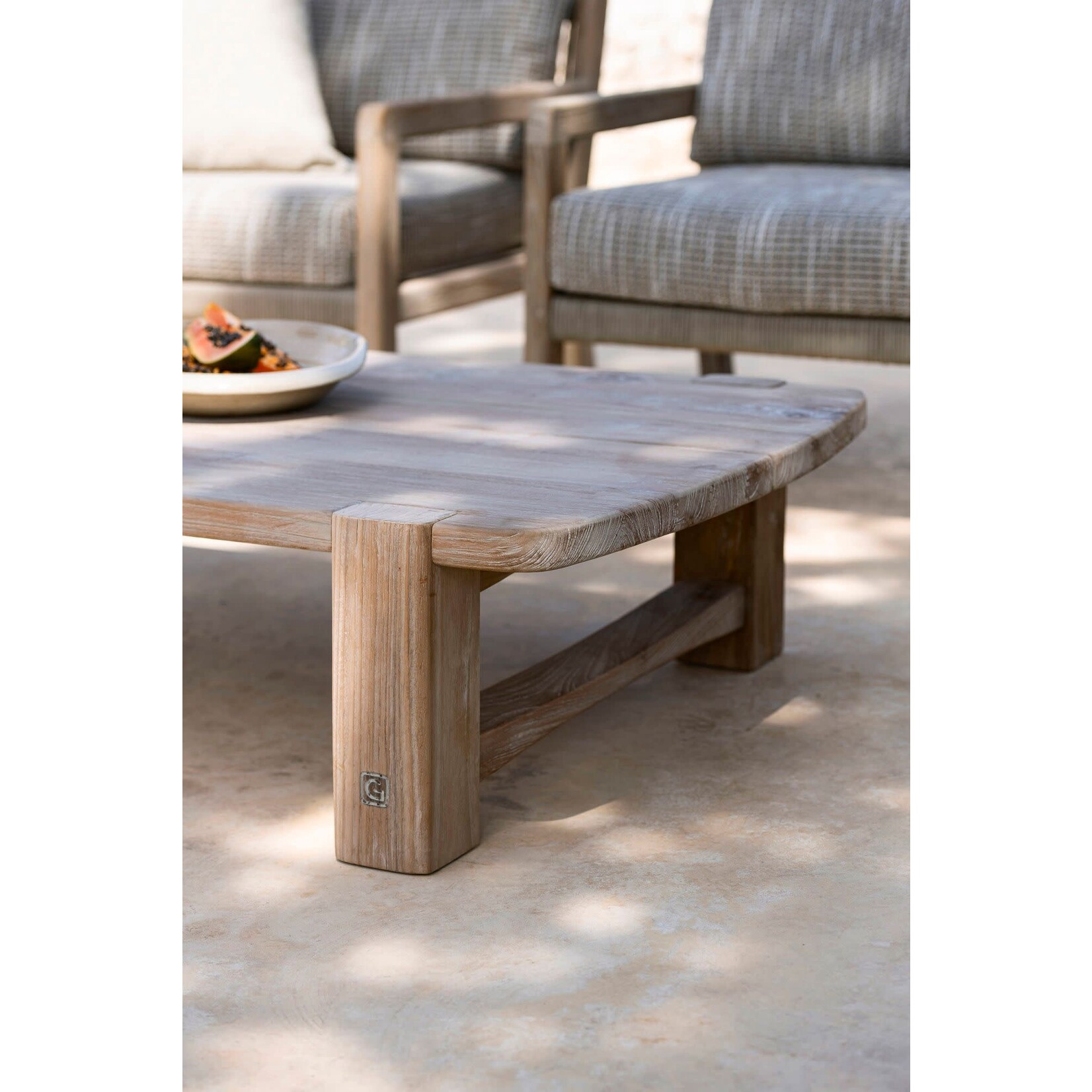 Jacoba Salontisch Teak, 183x83xH35cm