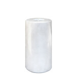 Marmor Teelichthalter weiss, D10xH18cm