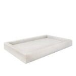 Marmor Tablett weiss, 35x20cm