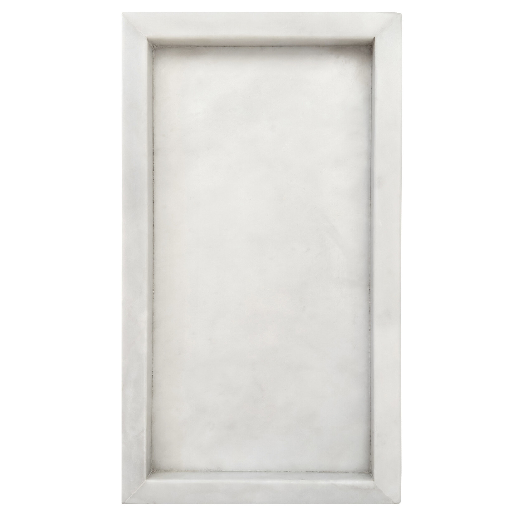 Marmor Tablett weiss, 35x20cm