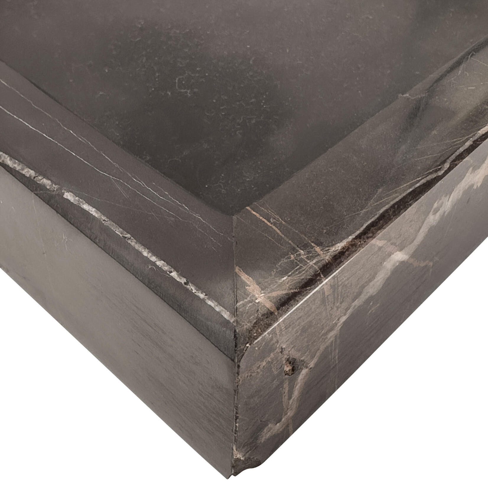 Marmor Tablett schwarz, 35x20cm