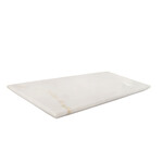 Marmor Tablett flach, weiss, 30x15cm