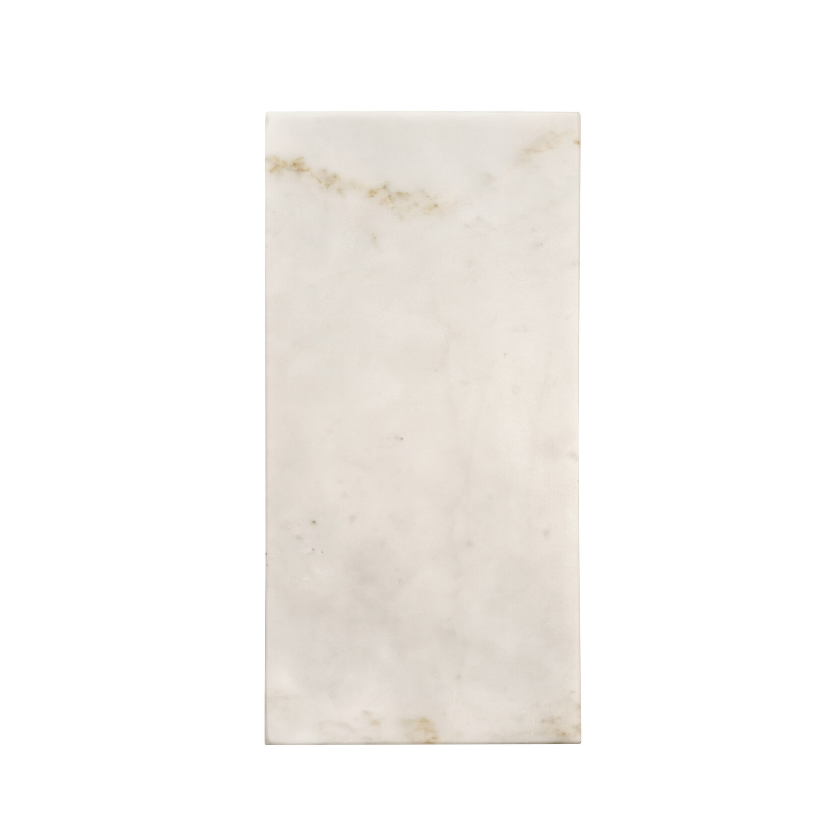 Marmor Tablett flach, weiss, 30x15cm