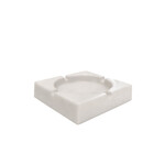Aschenbecher Marmor weiss, 13x13cm