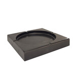Aschenbecher Marmor schwarz, 20x20cm