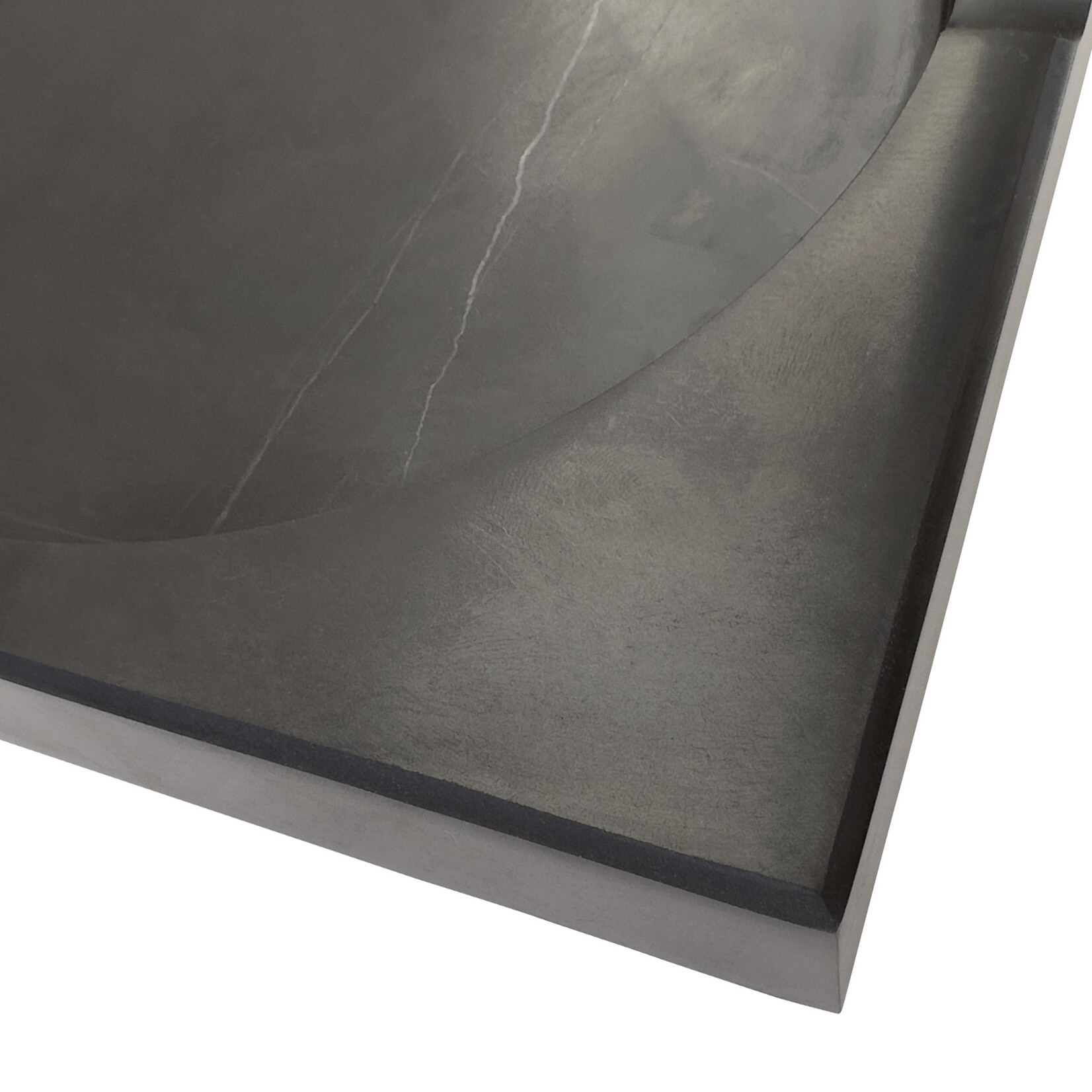 Aschenbecher Marmor schwarz, 20x20cm