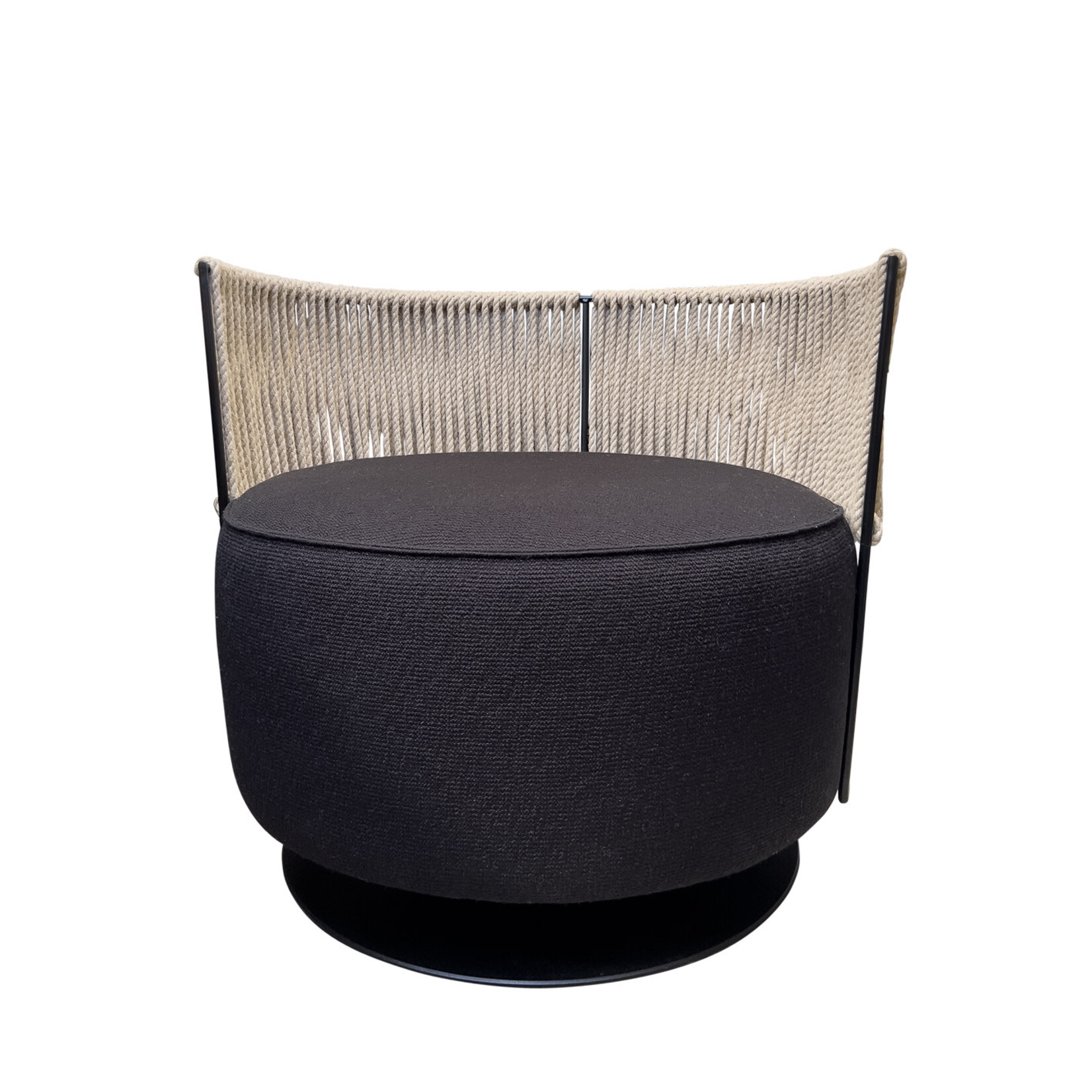 Outdoor Sessel drehbar mit Schaukelfunktion und Armlehne
