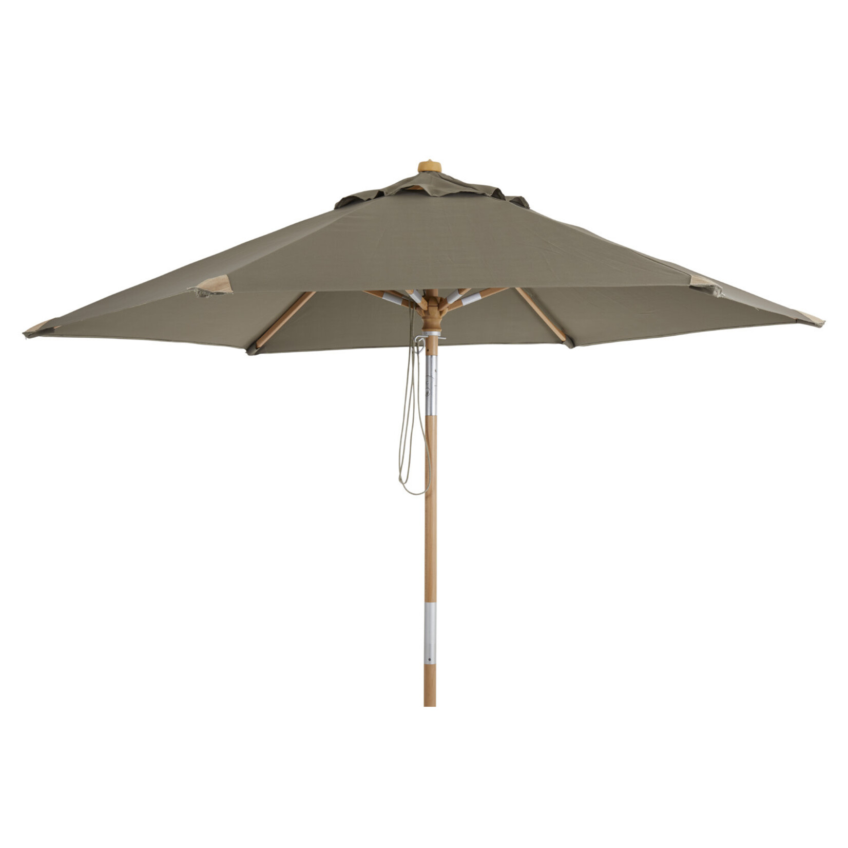Sonnenschirm Toulon 2.5m taupe, mit Flaschenzug und Knickmechanismus