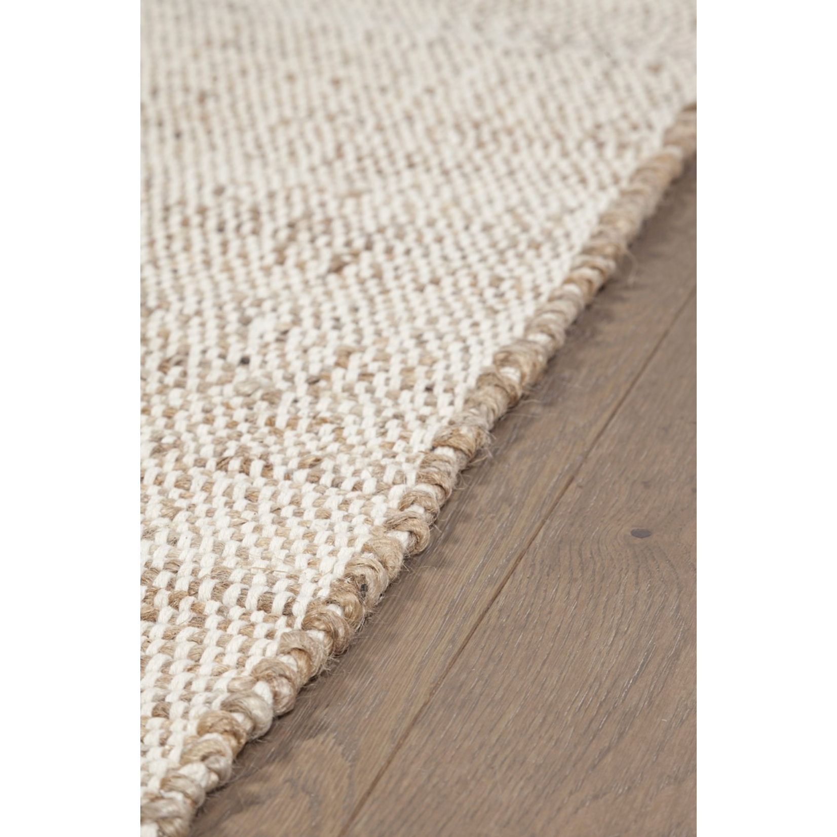 Texel Teppich weiss/natur 230x160cm