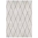 Haarlem Teppich weiss/schwarz 230x160cm