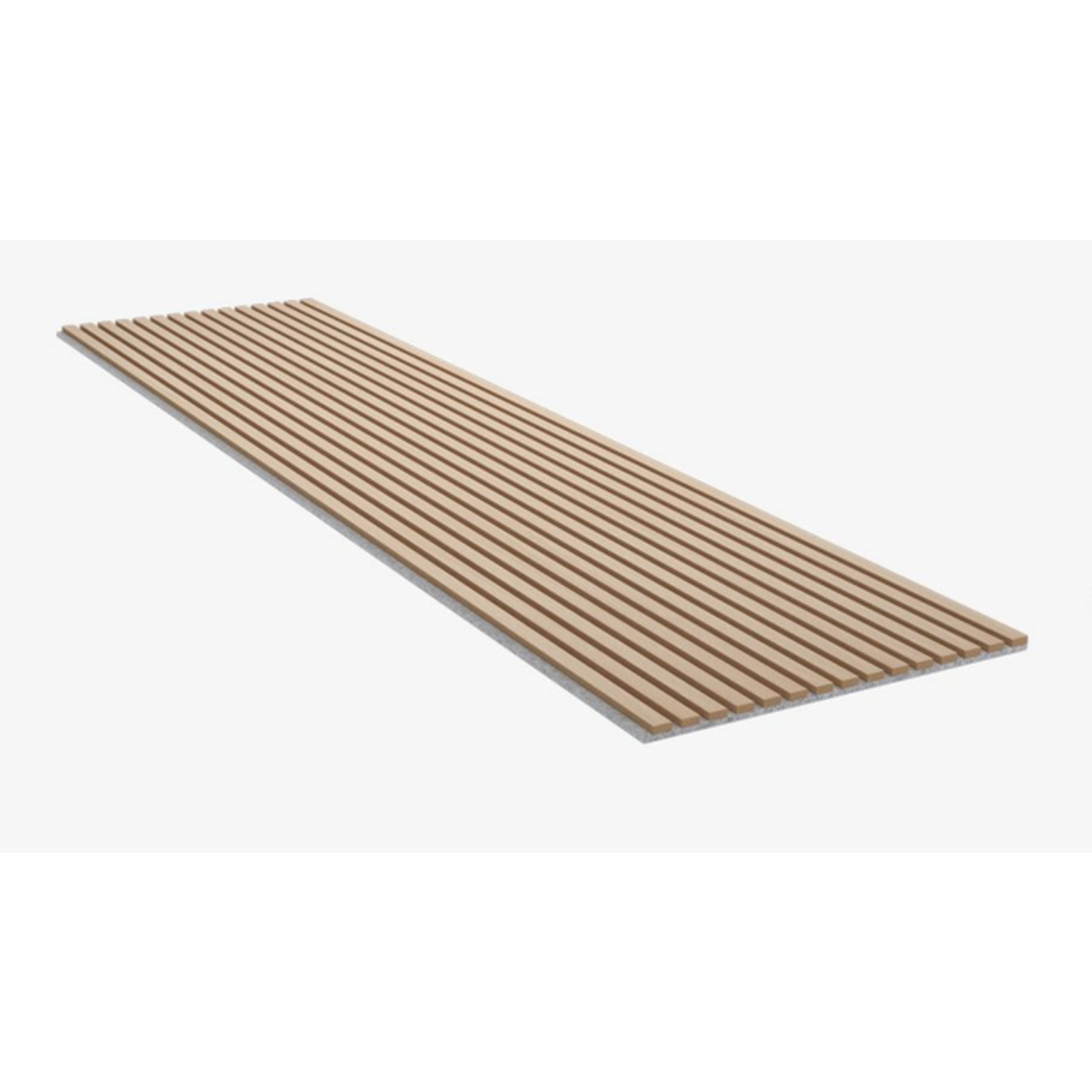 Akustikpaneel - Eiche Klassisch, Filz Grau, 240x60x2.2cm