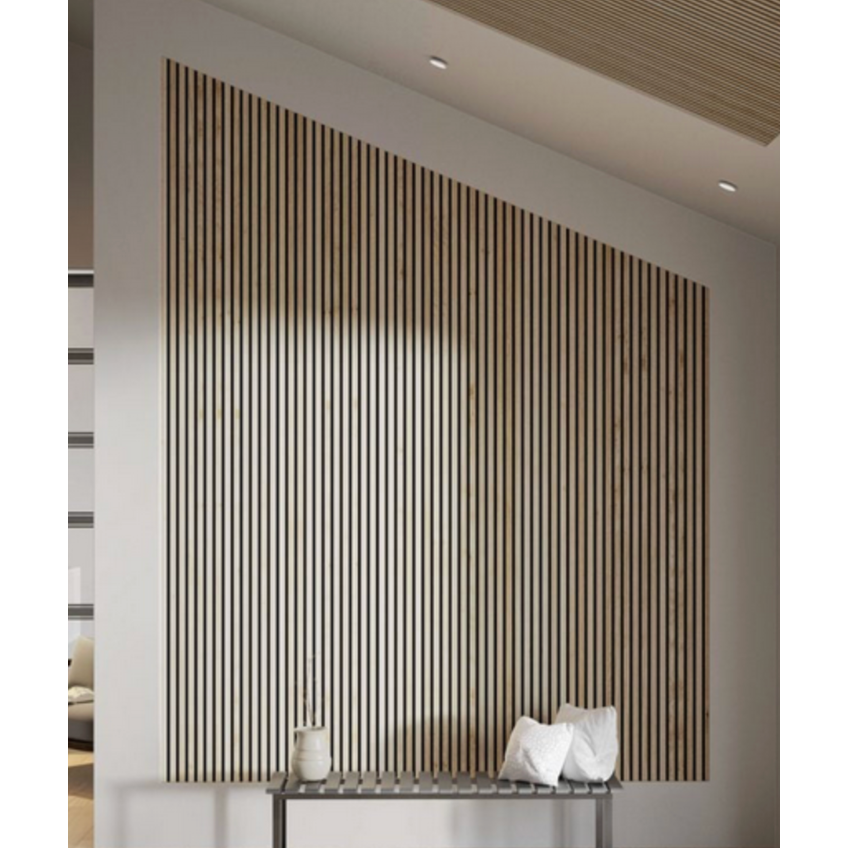 Akustikpaneel - Eiche Rustikal, Natur, 300x60x2.2cm