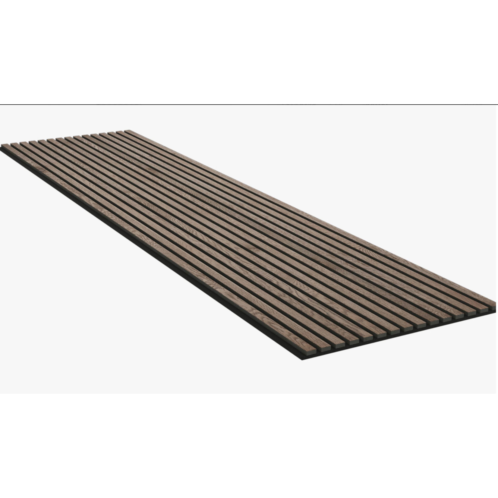 Akustikpaneel - Eiche Rustikal, Grau, 300x60x2.2cm