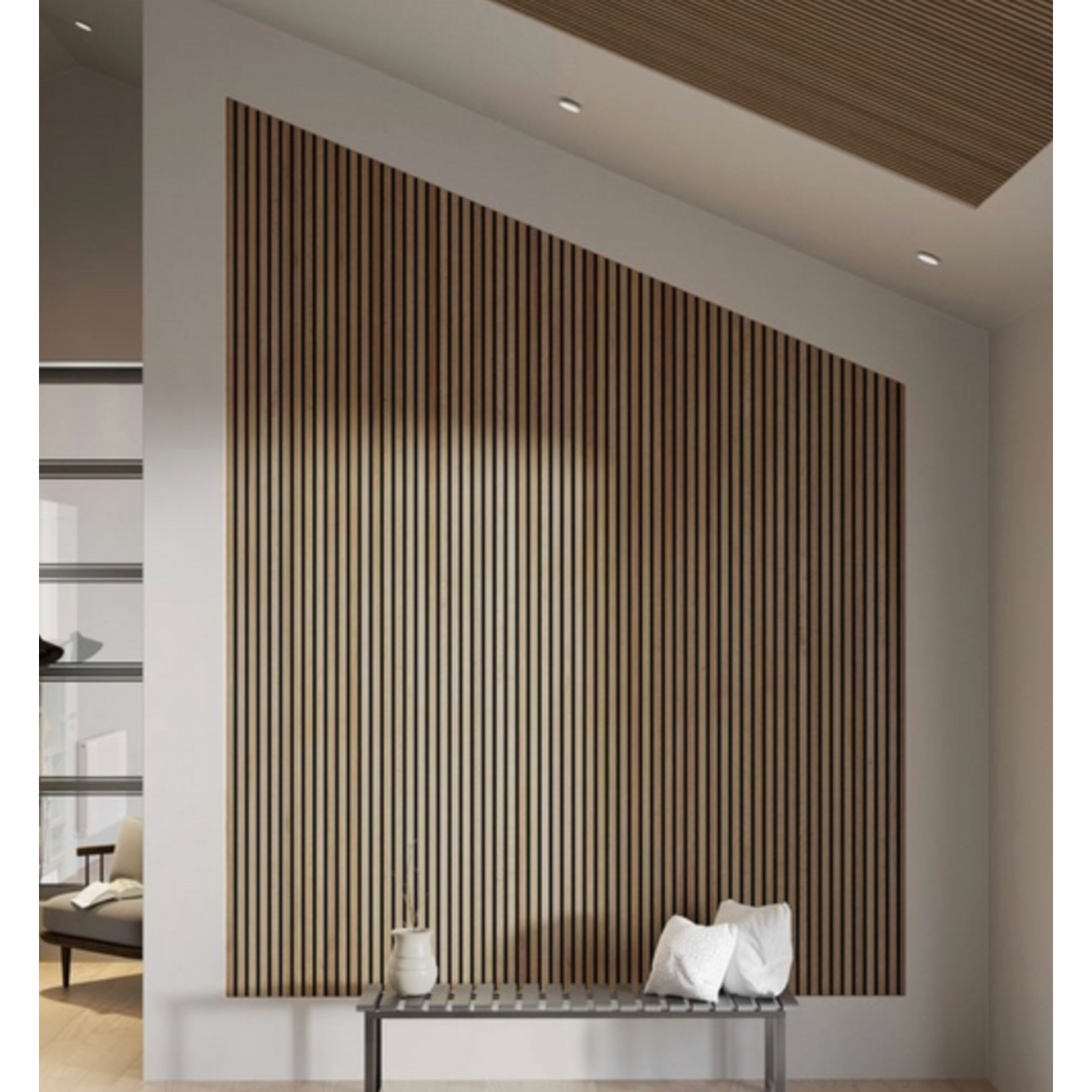 Akustikpaneel - Eiche Rustikal, Antik, 300x60x2.2cm