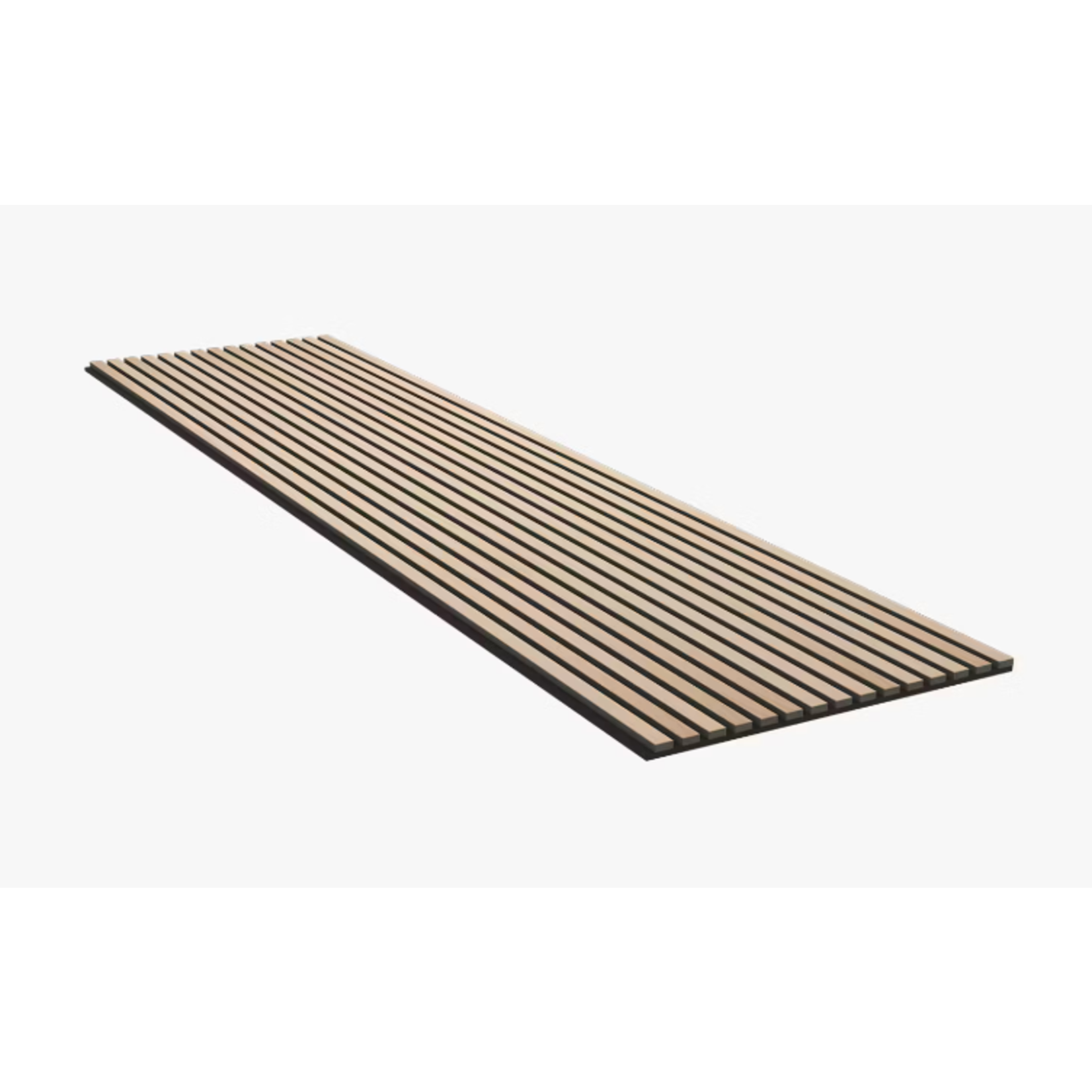 Akustikpaneel - Eiche Klassisch, Filz & MDF schwarz, 300x60x2.2cm