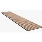 Akustikpaneel - Eiche Klassisch, Filz schwarz, 300x60x2.2cm