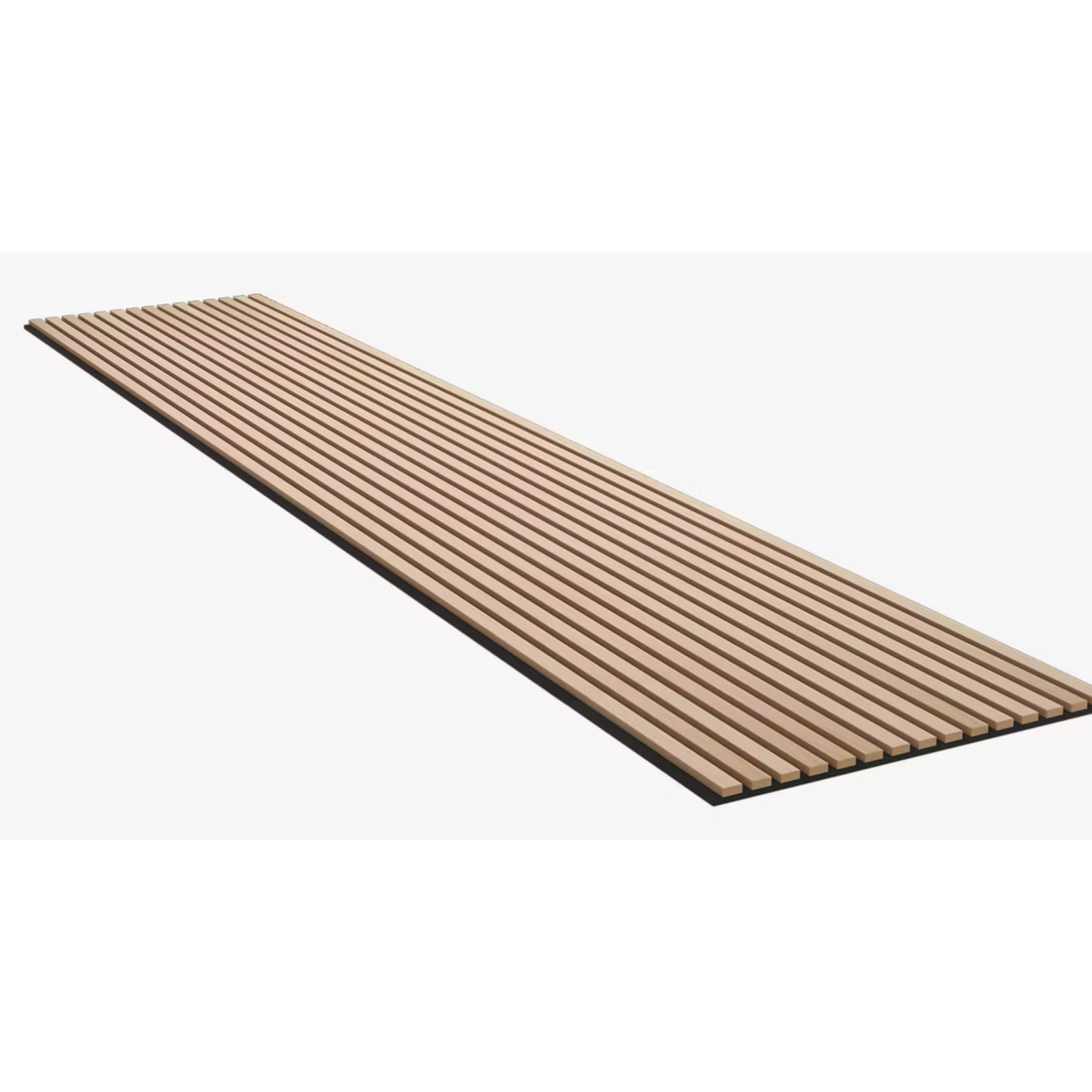 Akustikpaneel - Eiche Klassisch, Filz schwarz, 300x60x2.2cm