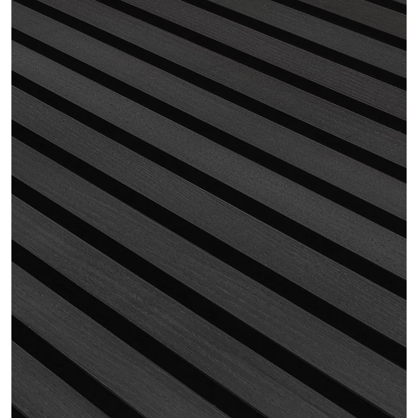 Akustikpaneel - Esche schwarz, 300x60x2.2cm