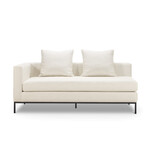 Lodge Chaiselongue, 170x80xH66cm, Stoff: Cervino crudo