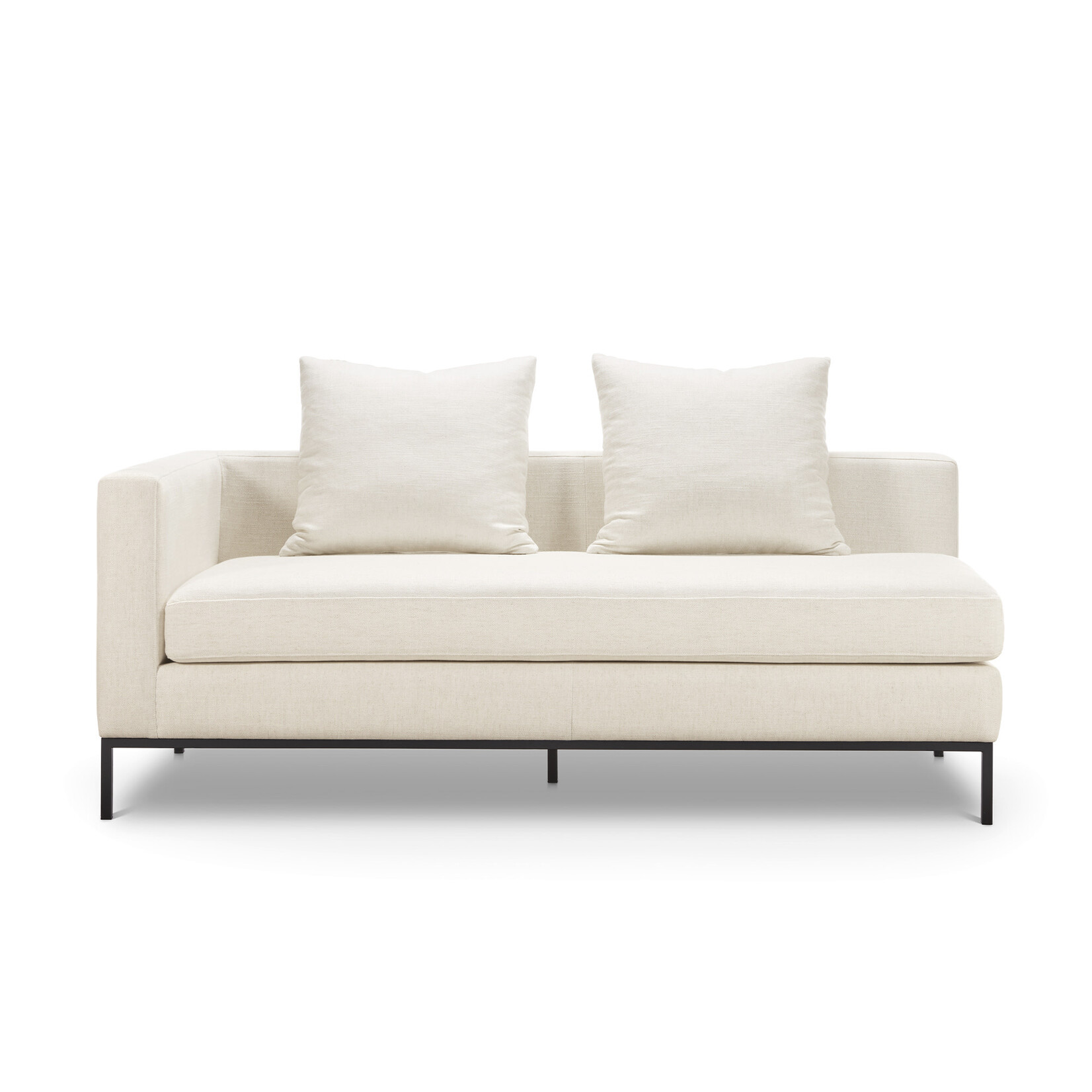 Lodge Chaiselongue, 170x80xH66cm, Stoff: Cervino crudo