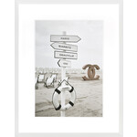 Bild Yacht Club 75x95cm, Rahmen weiss