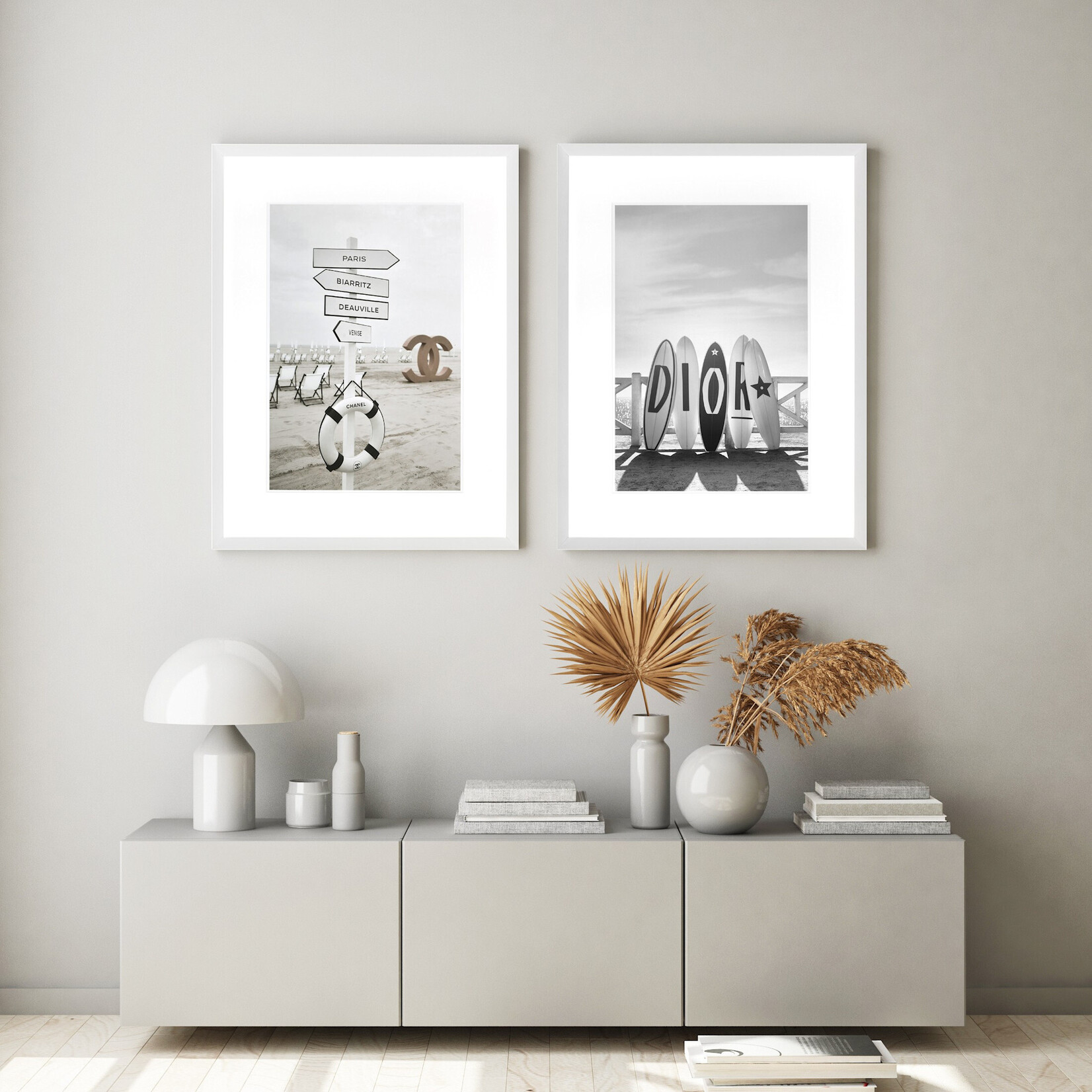 Bild Yacht Club 75x95cm, Rahmen weiss