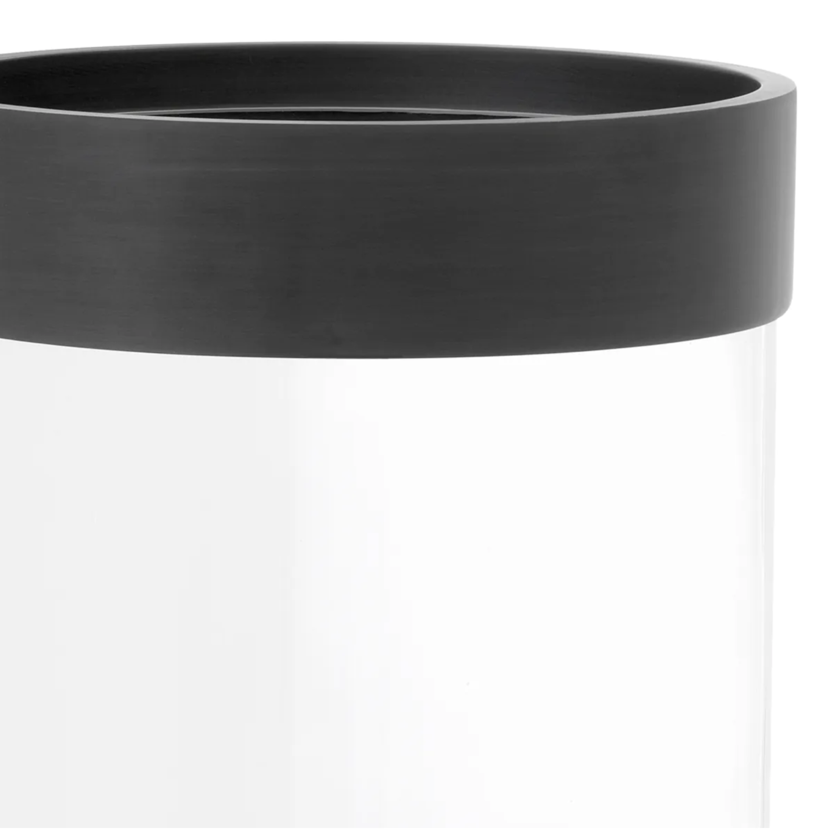 Vertex L Windlicht D20.5xH41.5cm Glas klar & bronze