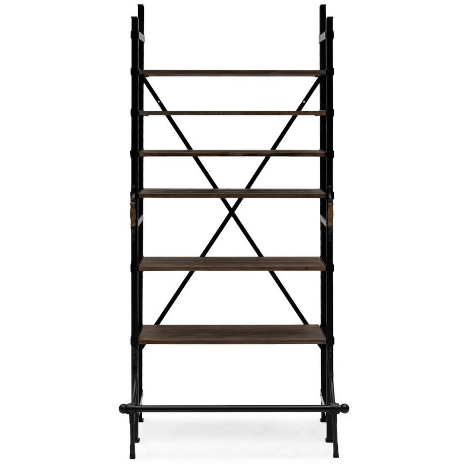 Regal Bowery 106x40x235cm, Fichtenholz/Metall