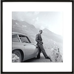 Bild Sean Connery 85x85cm, Rahmen schwarz