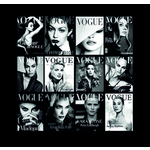 Foto auf Plexiglas VOGUE BOOKS schwarz-weiss 120x120cm