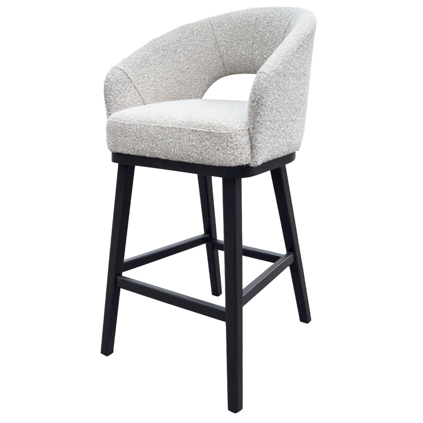 Ilara Counterstuhl 55x62xH99cm, Stoff: Tisso 04, Beine: schwarz