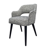 Melina Stuhl 56x62xH84cm, Stoff: Corbett 100, Beine: schwarz