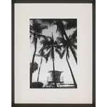 Bild Chanel Rettungsschwimmerhaus unter Palmen 75xH95cm Rahmen schwarz
