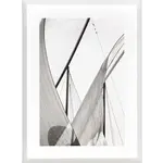 Bild Segelschiff 2, 70xH95cm Rahmen weiss